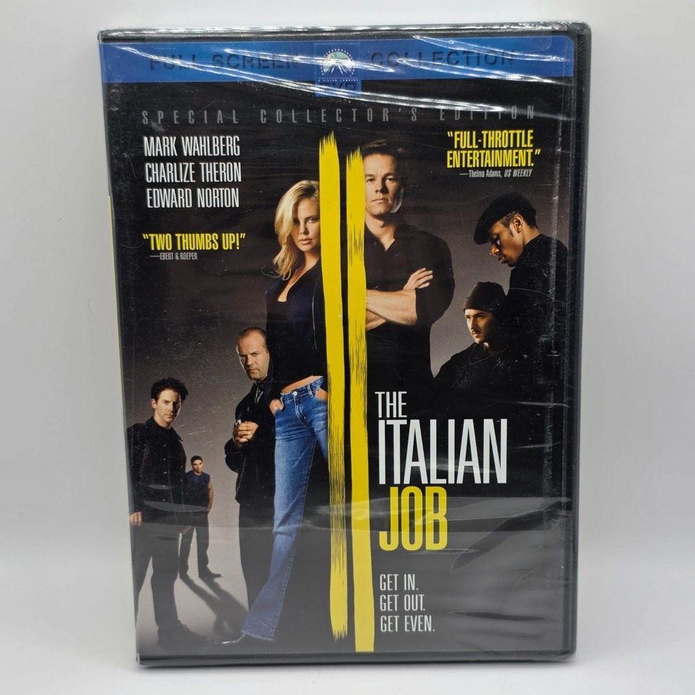 The Italian Job 2003 Special Collector's Edition Full Screen DVD (New/Sealed)